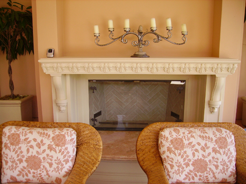 Granite Fireplace Mantel